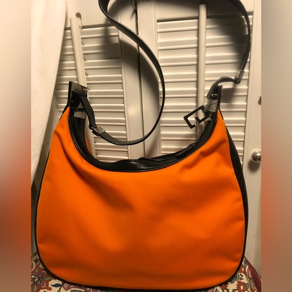 Gucci Handbags - Gucci Tangerine Jackie O Hobo Shoulder Handbag Gunmetal Hardware